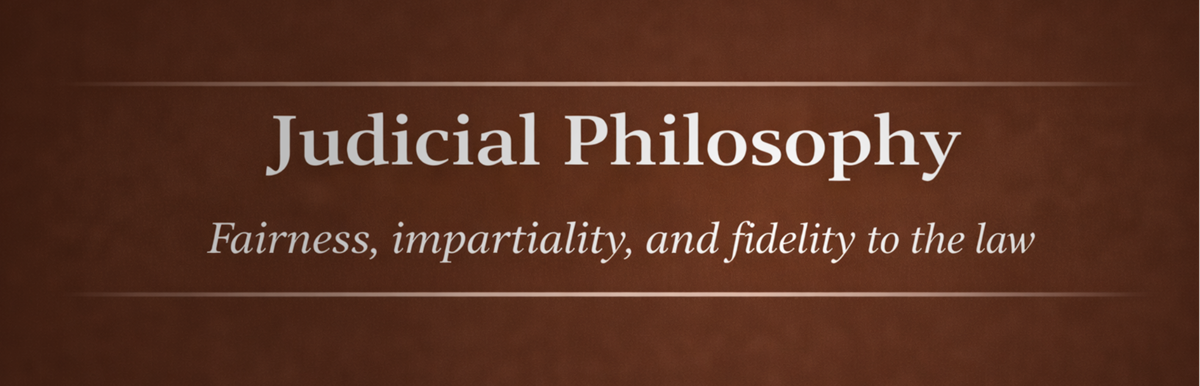 Judicial Philosophy